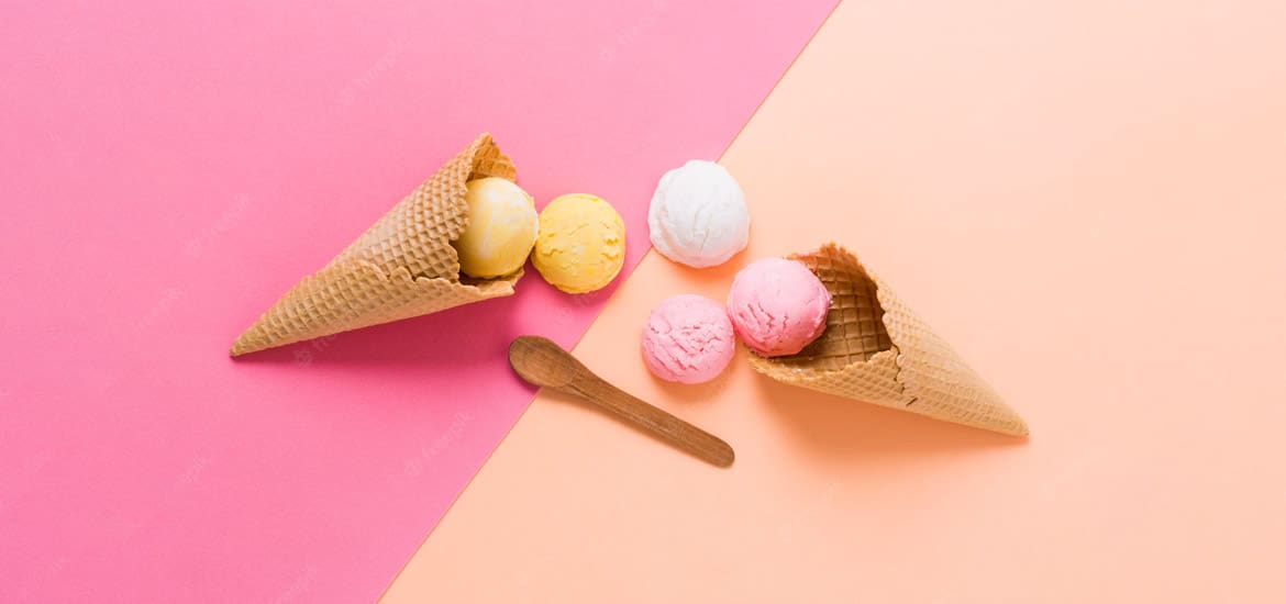 Fried ice cream decadent treat made by coating